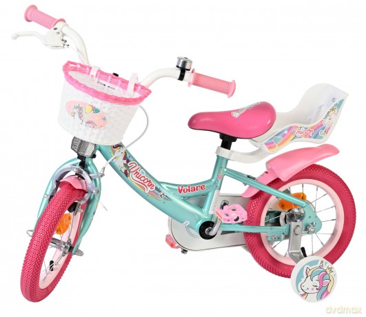 Volare - Children's Bicycle 12 - Unicorn Green (61276)