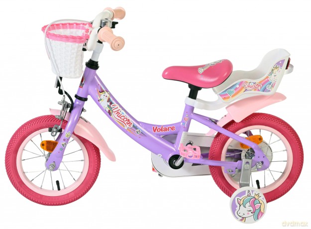 Volare - Children's Bicycle 12 - Unicorn Purple (61279)