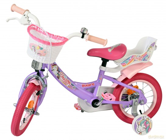 Volare - Children's Bicycle 12 - Unicorn Purple (61279)