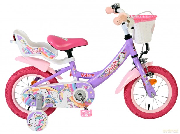 Volare - Children's Bicycle 12 - Unicorn Purple (61279)