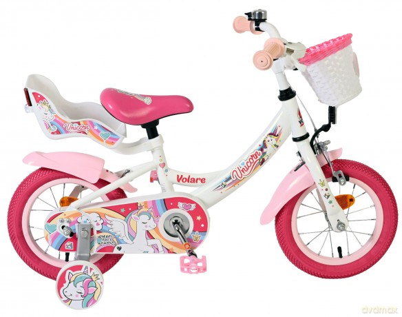 Volare - Children's Bicycle 12 - Unicorn White (61273)