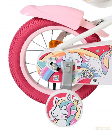 Volare - Children's Bicycle 12 - Unicorn White (61273)