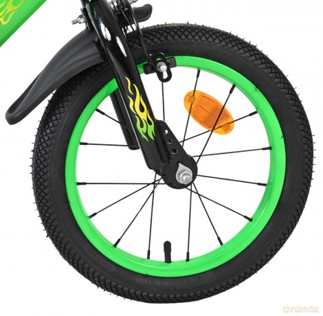 Volare - Children's Bicycle 14 - Strike Green Black (51427)