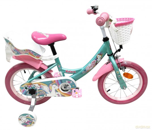 Volare - Children's Bicycle 14 - Unicorn Green (61476)