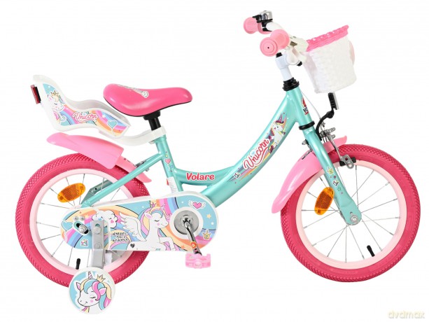 Volare - Children's Bicycle 14 - Unicorn Green (61476)