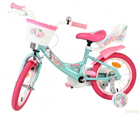 Volare - Children's Bicycle 14 - Unicorn Green (61476)