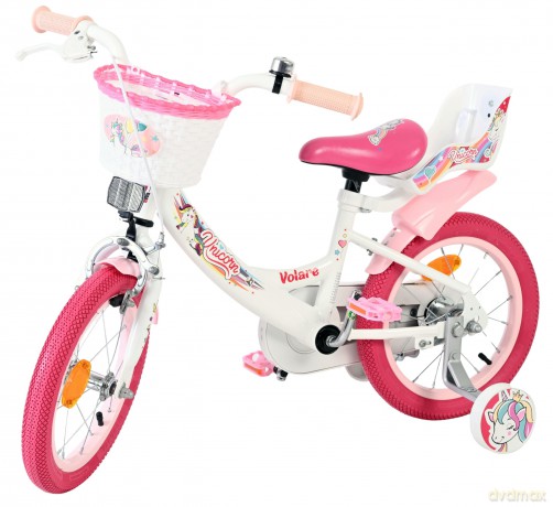 Volare - Children's Bicycle 14 - Unicorn White (61473)