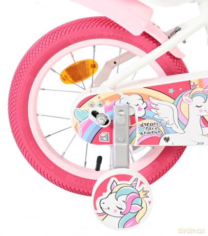 Volare - Children's Bicycle 14 - Unicorn White (61473)