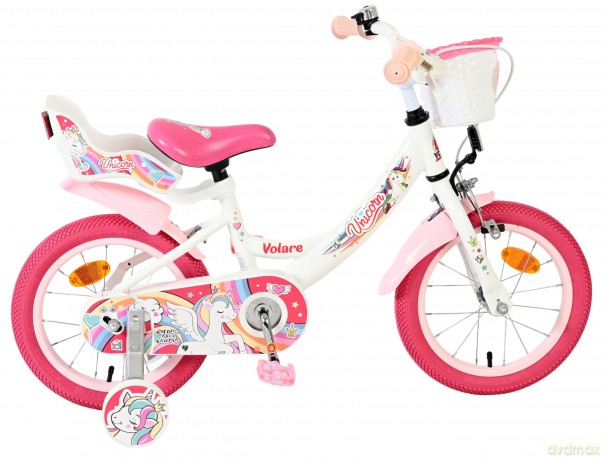 Volare - Children's Bicycle 14 - Unicorn White (61473)
