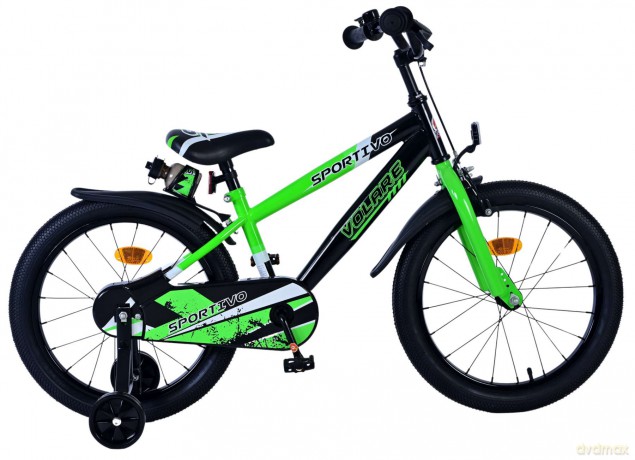 Volare - Children's Bicycle 18 - Green/Black (31878)
