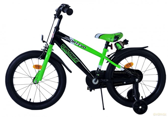 Volare - Children's Bicycle 18 - Green/Black (31878)