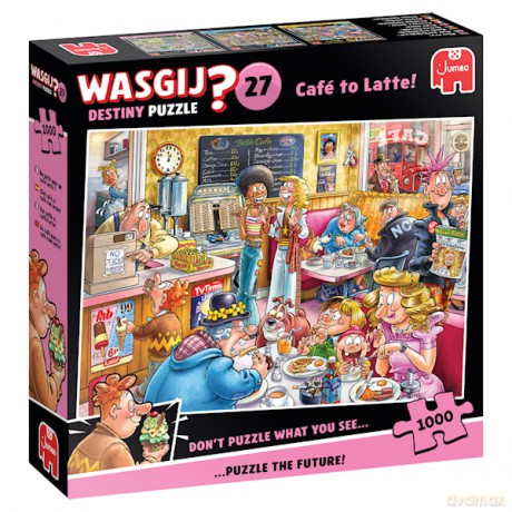 Wasgij - Destiny 27: Cafe to Latte! (1000 pieces) (1110100596) [PUZZLE]