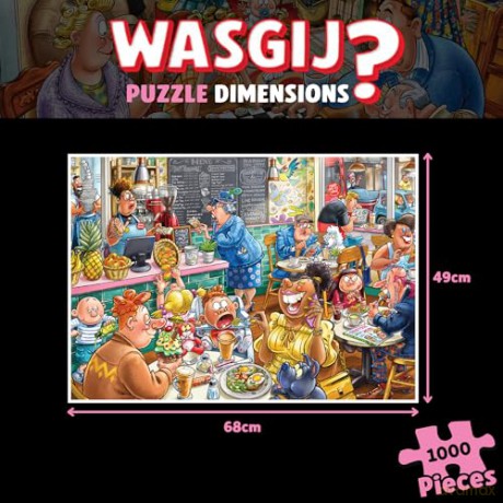 Wasgij - Destiny 27: Cafe to Latte! (1000 pieces) (1110100596) [PUZZLE]