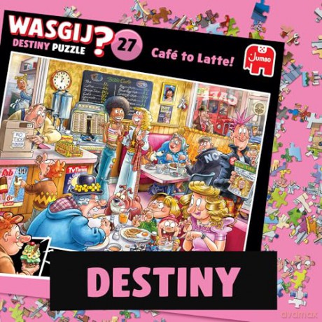 Wasgij - Destiny 27: Cafe to Latte! (1000 pieces) (1110100596) [PUZZLE]