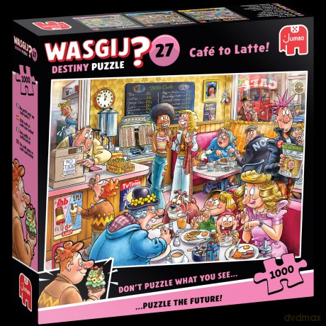 Wasgij - Destiny 27: Cafe to Latte! (1000 pieces) (1110100596) [PUZZLE]