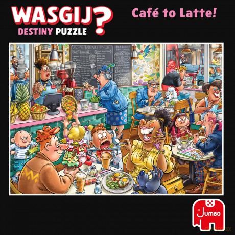 Wasgij - Destiny 27: Cafe to Latte! (1000 pieces) (1110100596) [PUZZLE]