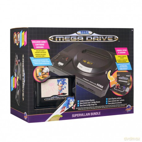 Wilder Toys - CONSOLE HEROES - MEGA DRIVE CONSOLE BOSS LEVEL W SONIC 1