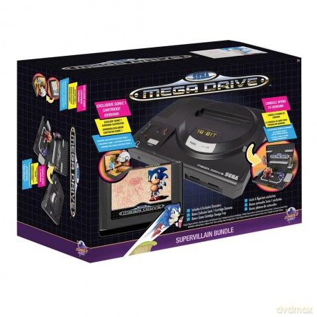 Wilder Toys - CONSOLE HEROES - MEGA DRIVE CONSOLE BOSS LEVEL W SONIC 1