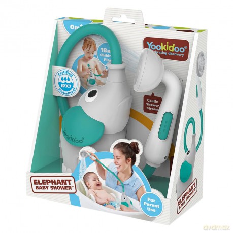 Yookidoo - Elephant Baby Shower - Gr¸n (YO40250)