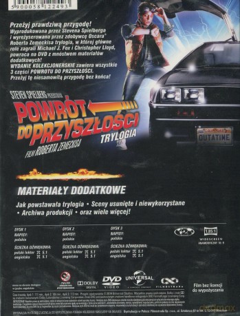 Powrót do przyszłości Trylogia [BOX] [3DVD]