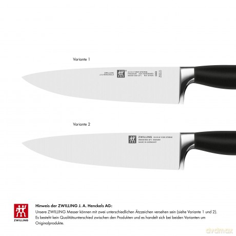 Zwilling - FOUR STAR, Knife block set with KiS technology 7-pcs - Black