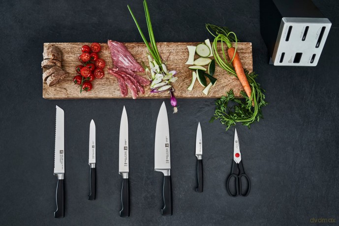 Zwilling - FOUR STAR, Knife block set with KiS technology 7-pcs - Black
