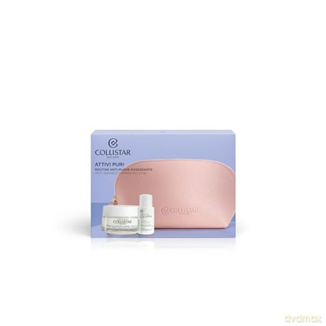 Collistar Set (Collagen Balm Cream + Salicylic Acid Lotion 15ml + Self Tanning Drops Sample + Cosmetics Bag)