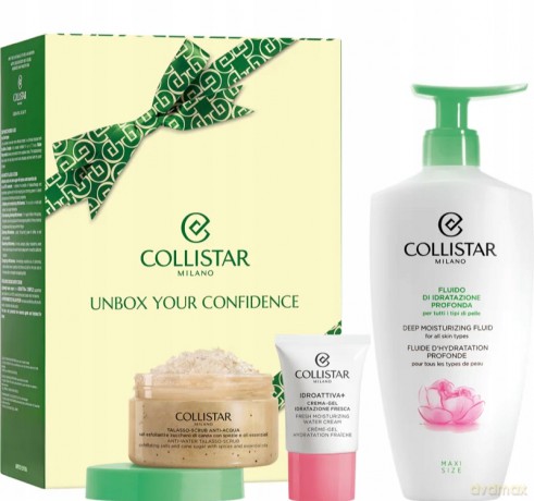 Collistar Set (Fluid Moisturizing 400 Ml + Scrub 150 G + Gel Cream 15 Ml