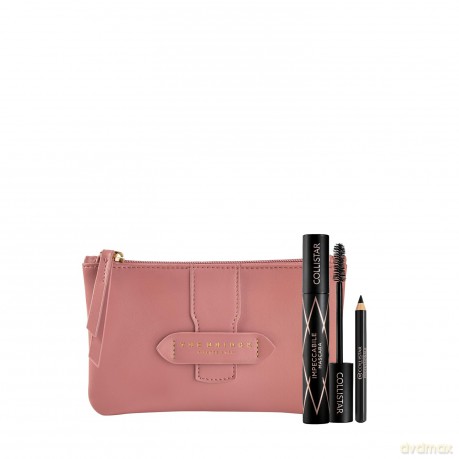 Collistar Set (Impeccable Mascara 14ml + Mini Eye Pencil 0,8g + Cosmetics Bag)