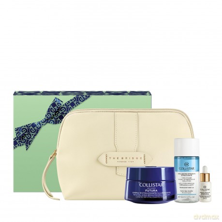 Collistar Set (Revitalising Daily Cream 50 Ml + Mini Biphasic 35 Ml + 5 Ml Drops+Cosmetic Bag)