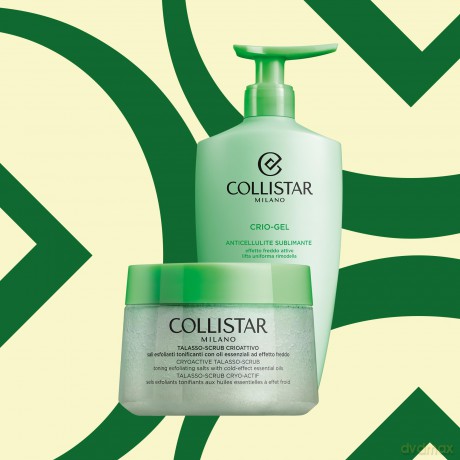 Collistar Set (Subliming Anti-Cellulite Cryo-Gel Tube 175ml + Cryoactive Thalasso-Scrub 150g)