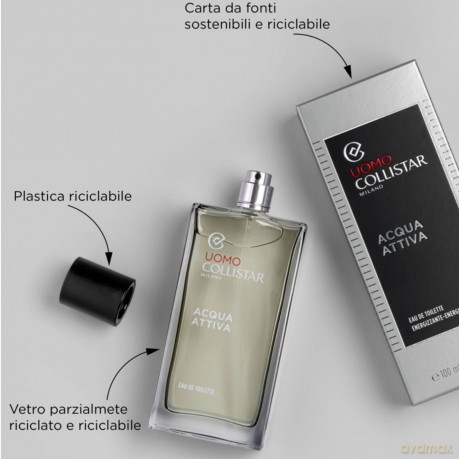 Collistar Set (Uomo Acqua Attiva 100ml + Shampoo 250ml)