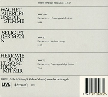 J.S. Bach: Cantatas 6 [CD]