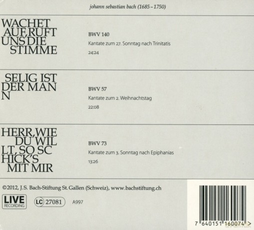 J.S. Bach: Cantatas 6 [CD]