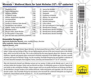 Romain: Miracula-Medieval Music for Saint Nicholas [CD]