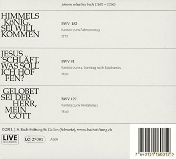 J.S. Bach: Cantatas 1 [CD]