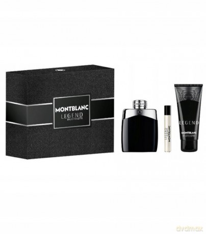 Mont Blanc Set (Legend Set EDT 100 Ml + EDT 7,5 Ml + Shower Gel 100 Ml