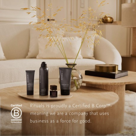 Rituals Set (Rituals Of Homme Foaming Shower Gel 200ml + Shampoo 70ml + Face Scrub 125ml + Travel Edp 15ml)