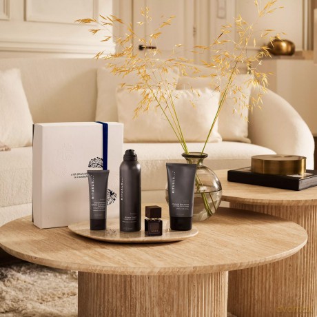 Rituals Set (Rituals Of Homme Foaming Shower Gel 200ml + Shampoo 70ml + Face Scrub 125ml + Travel Edp 15ml)
