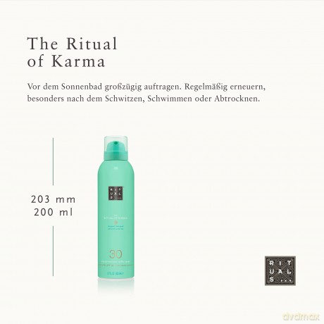 Rituals The Ritual Of Karma Sun Protection Milky Spray Spf30 200ml