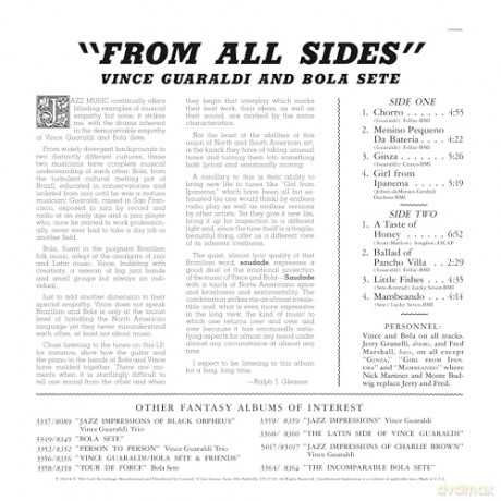 Vince Guaraldi & Bola Sete: From All Sides [Winyl]