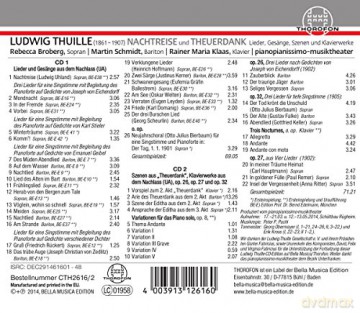 Thuille: Nachtreise Und Theuerdank [2CD]