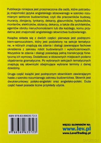 Samouczek budowlany ze słownikiem polsko-angielski [KSIĄŻKA]