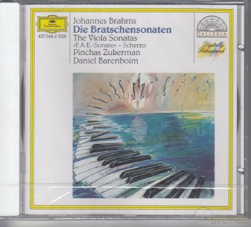 Zukerlman Barenboim: Brahms:The Viola Sons + [CD]