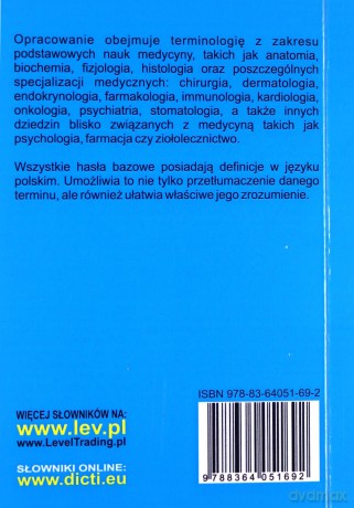 Słownik medyczny polsko-rosyjski, rosyjsko-polski + definicje haseł [KSIĄŻKA]