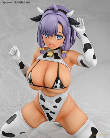 Nukitashi The Animation PVC Statue 1/5 Misaki Hotori Cow print costume Tanned Ver. 22 cm