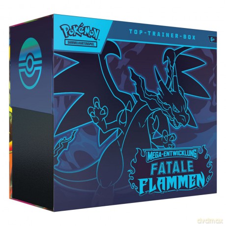 Pokemon ME02 Fatale Flammen Top Trainer Box *German Version*