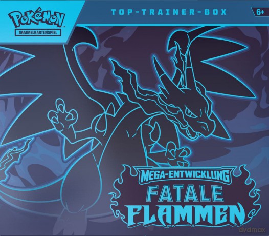Pokemon ME02 Fatale Flammen Top Trainer Box *German Version*