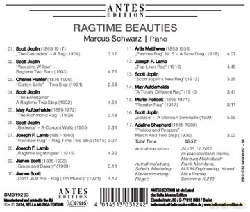 Joplin: Ragtime Beauties [CD]