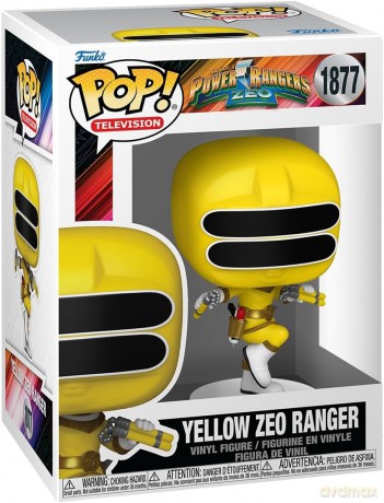 Power Rangers Zeo POP! Movies Vinyl Figures Zeo Ranger Yellow 9 cm